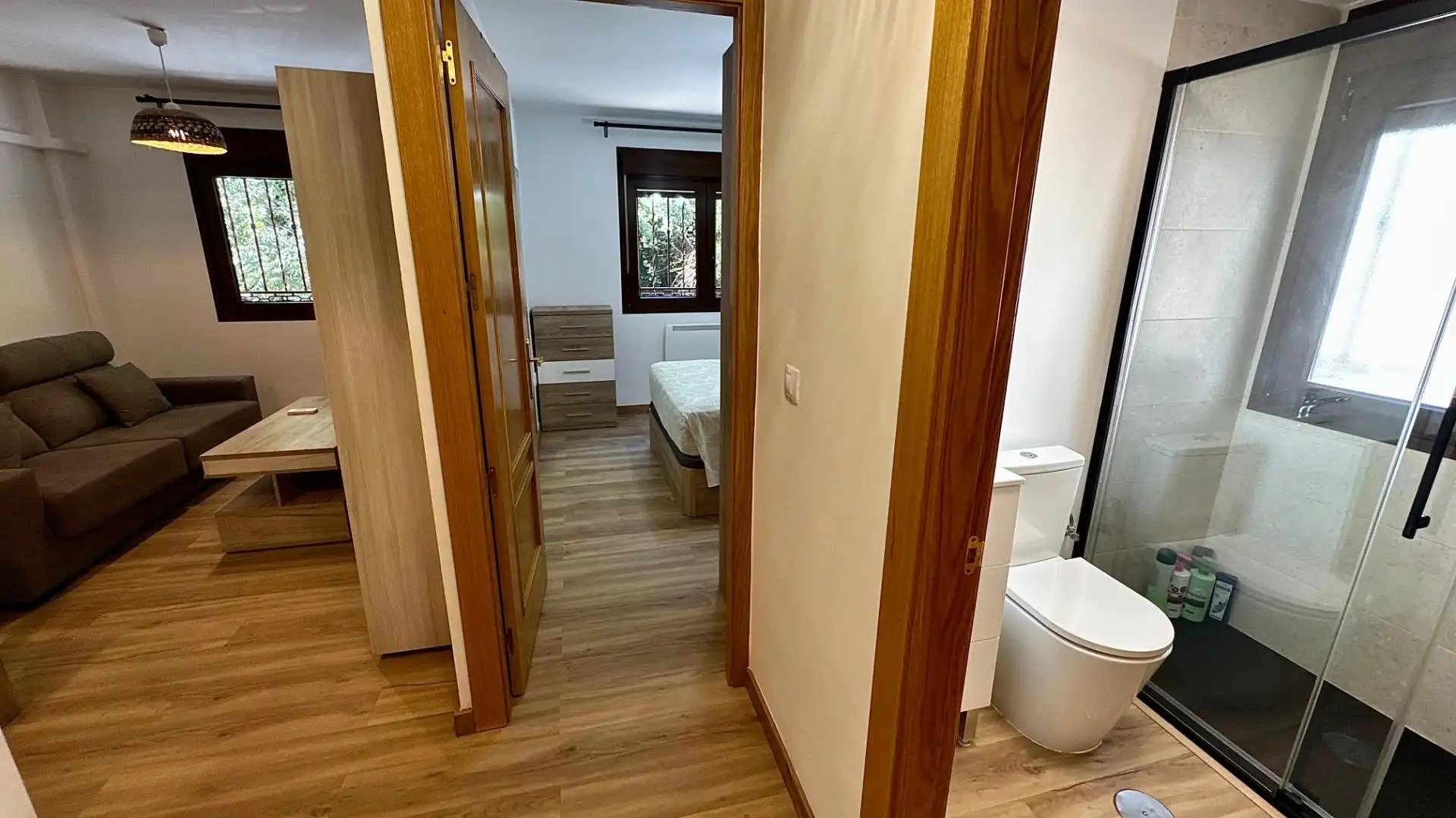 Bedroom of Flat for rent in Pinos Genil  with Air Conditioner, Heating and Furnished