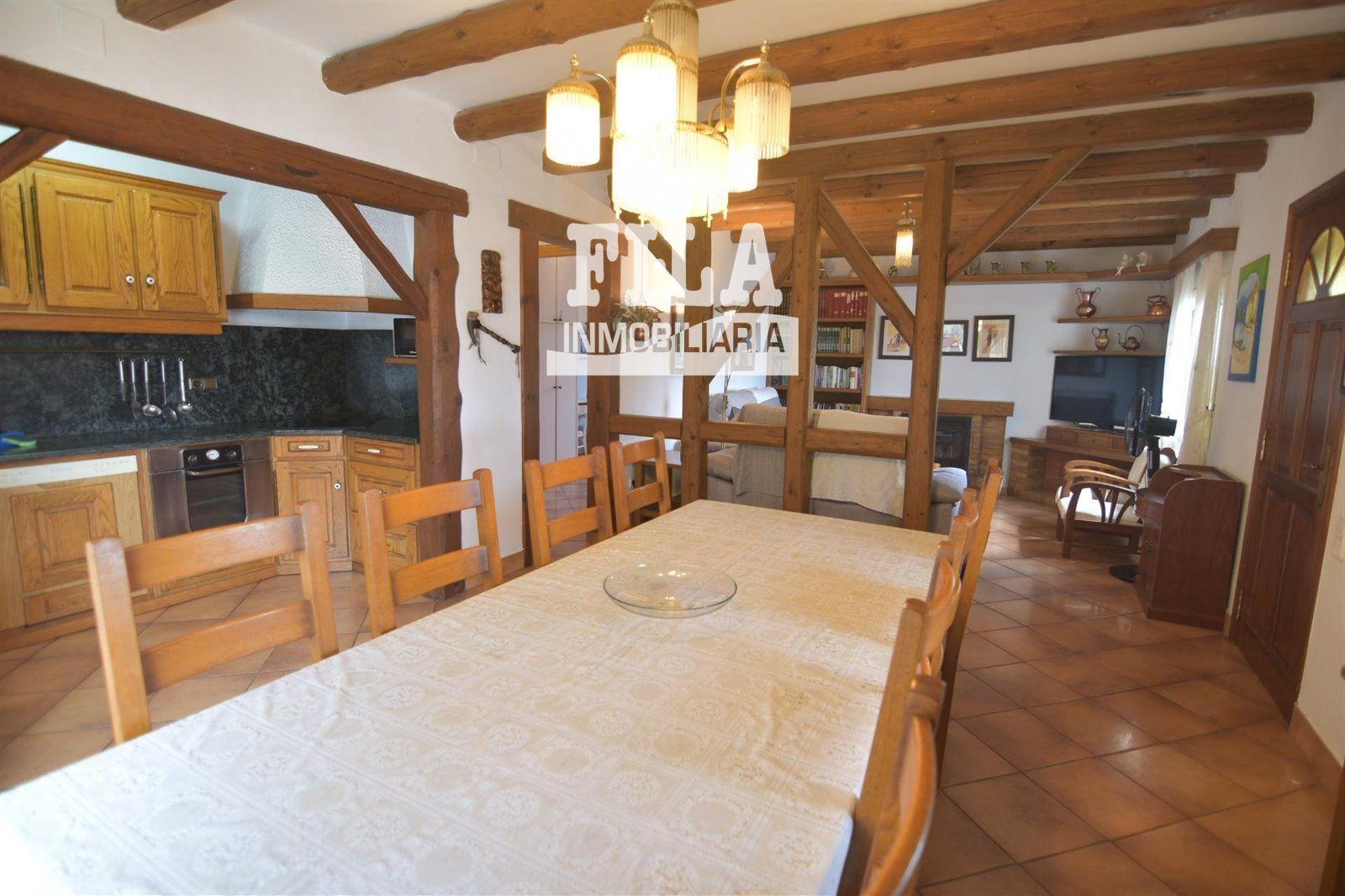 Dining room of House or chalet for sale in El Montmell  with Terrace and Swimming Pool