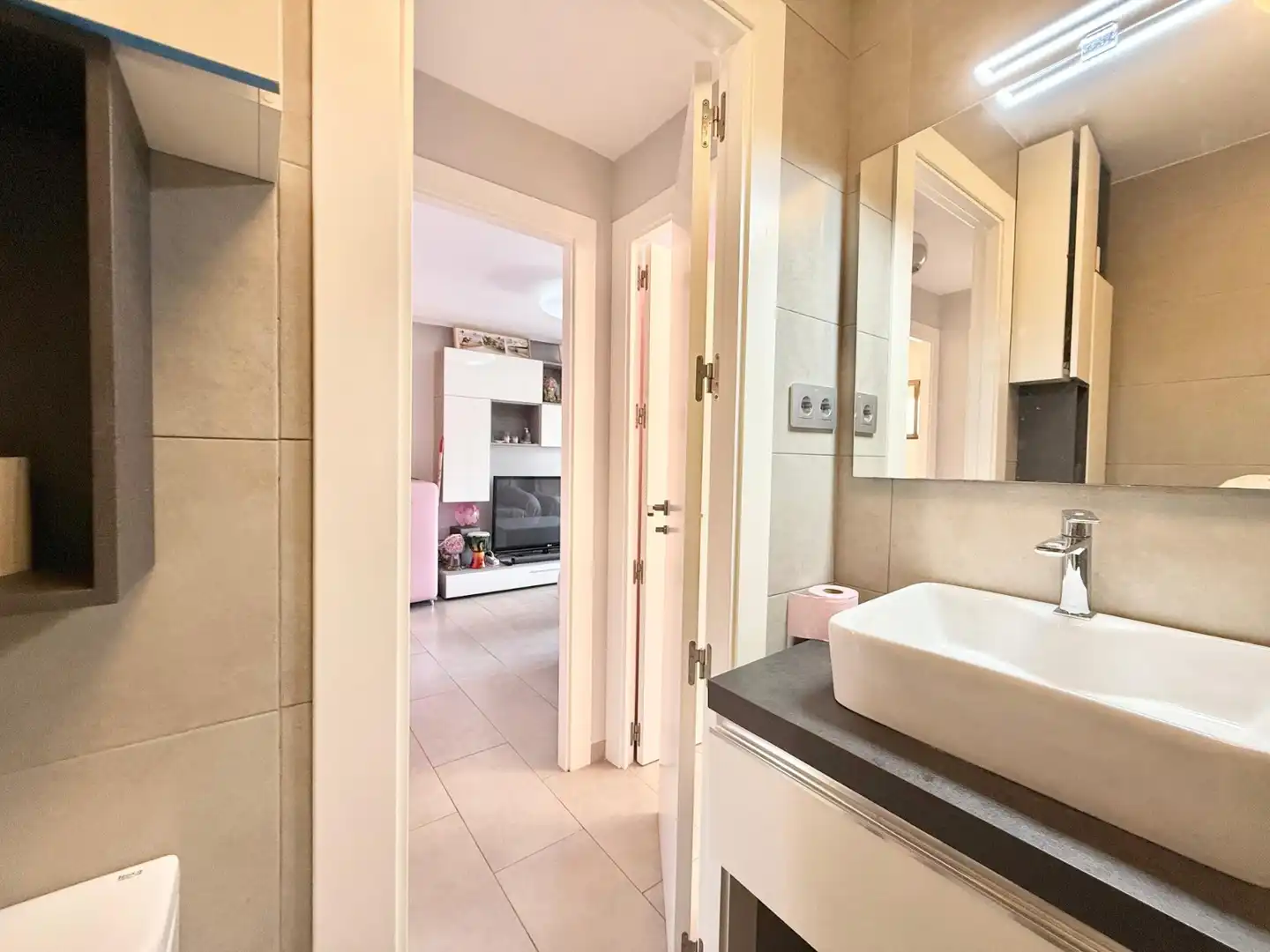 Bathroom of Apartments for rent in Pilar de la Horadada  with Heating, Furnished and Oven