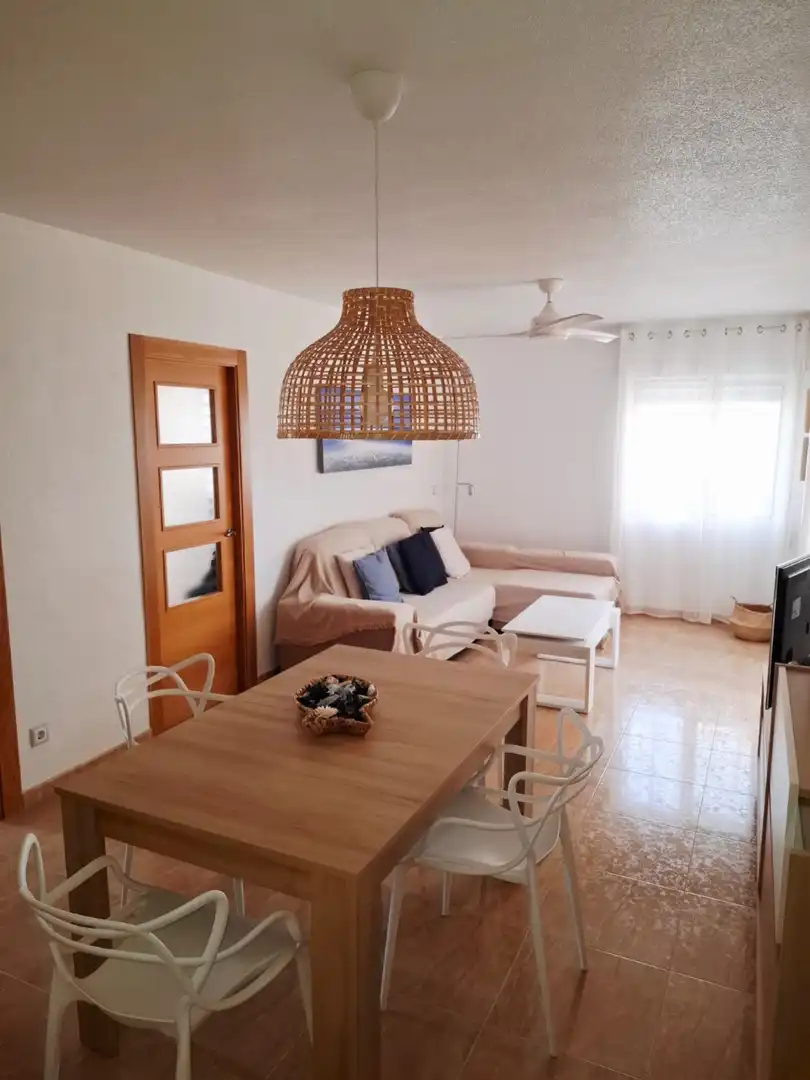 Sala de estar de Piso de alquiler en Cartagena con Piscina, Amueblado y Horno