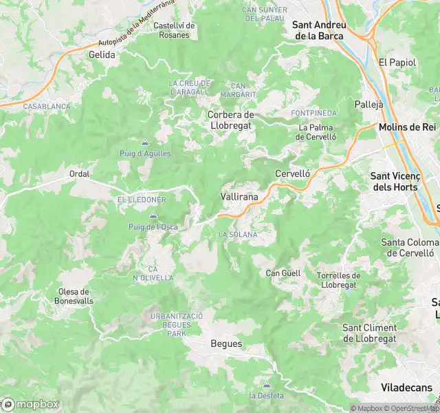 Vista exterior de Pis en venda en Vallirana amb Traster
