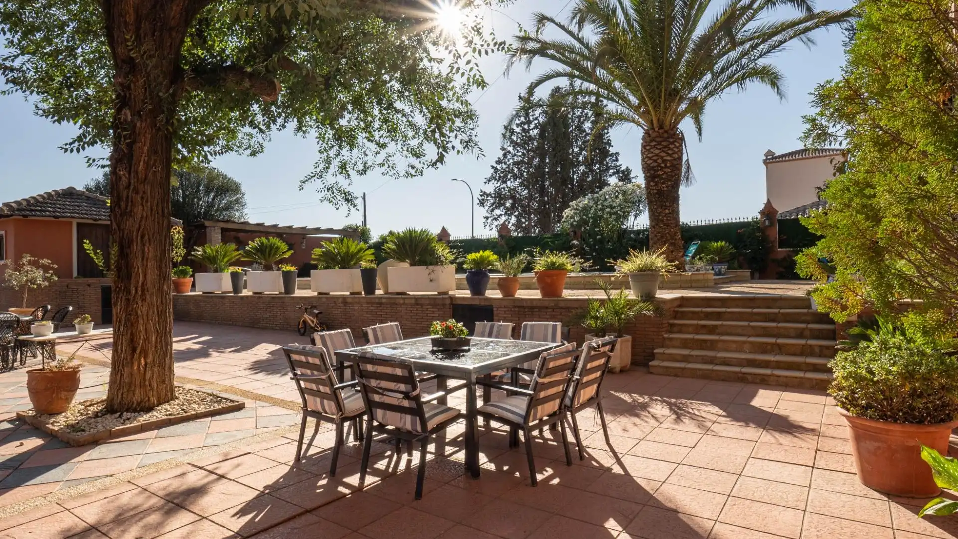 Terrasse von Haus oder Chalet zum Verkauf in Ogíjares mit Klimaanlage, Privatgarten und Terrasse