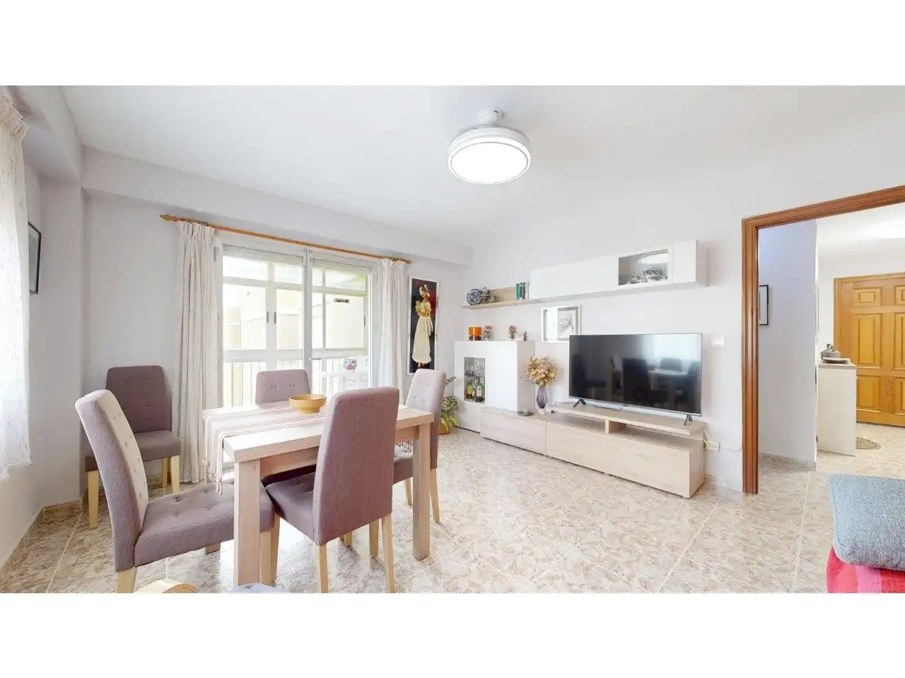 Sala d'estar de Pis en venda en Sueca amb Jardí privat i Terrassa
