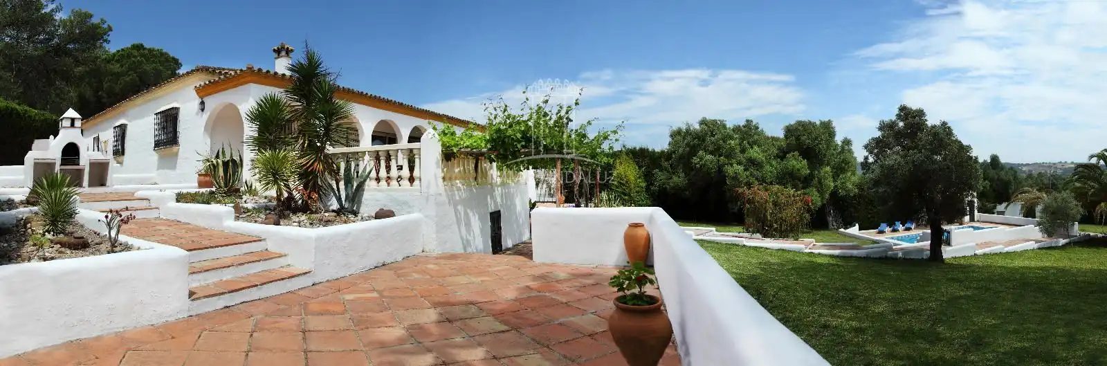 Terrassa de Casa o xalet en venda en Vejer de la Frontera amb Aire condicionat i Piscina
