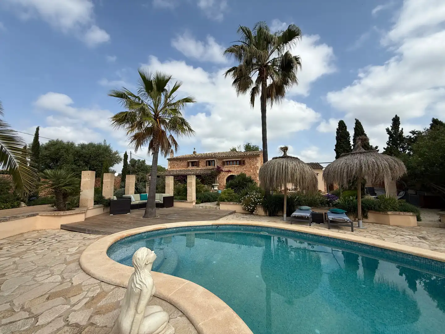 Swimming pool of Houses for sale in Llucmajor  with Air Conditioner, Heating and Private garden