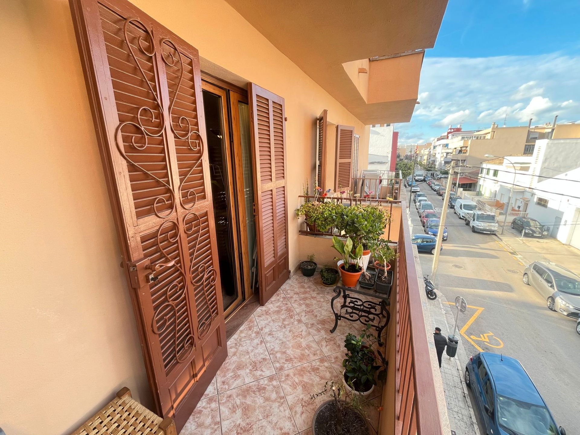 Balcony of Flat for sale in  Palma de Mallorca  with Air Conditioner, Heating and Furnished
