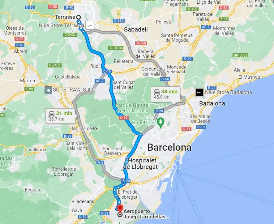 Exterior view of Industrial land for sale in Terrassa