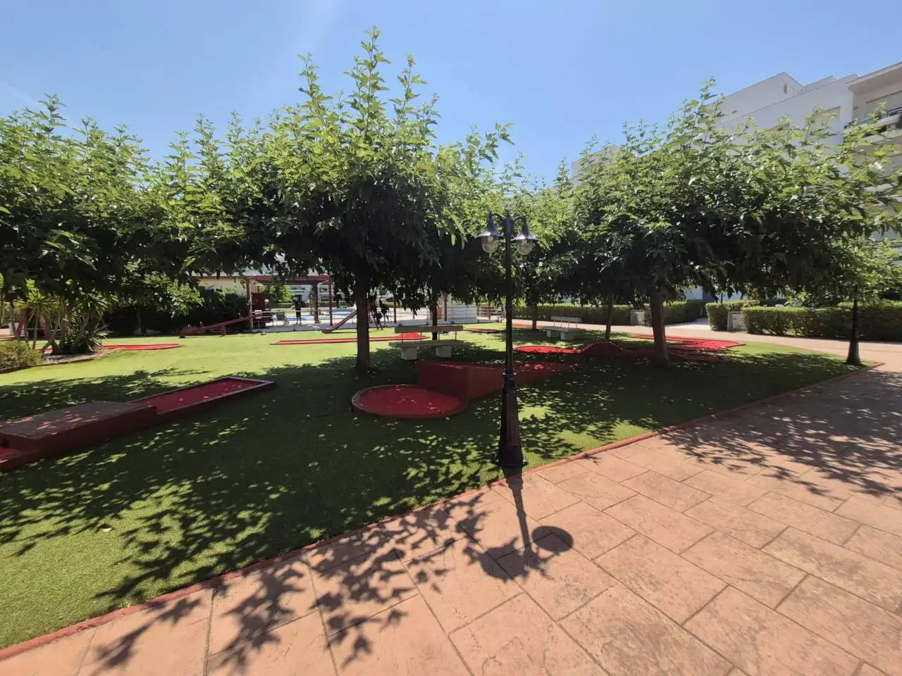 Garden of Flat for rent in Cubelles  with Air Conditioner, Heating and Terrace