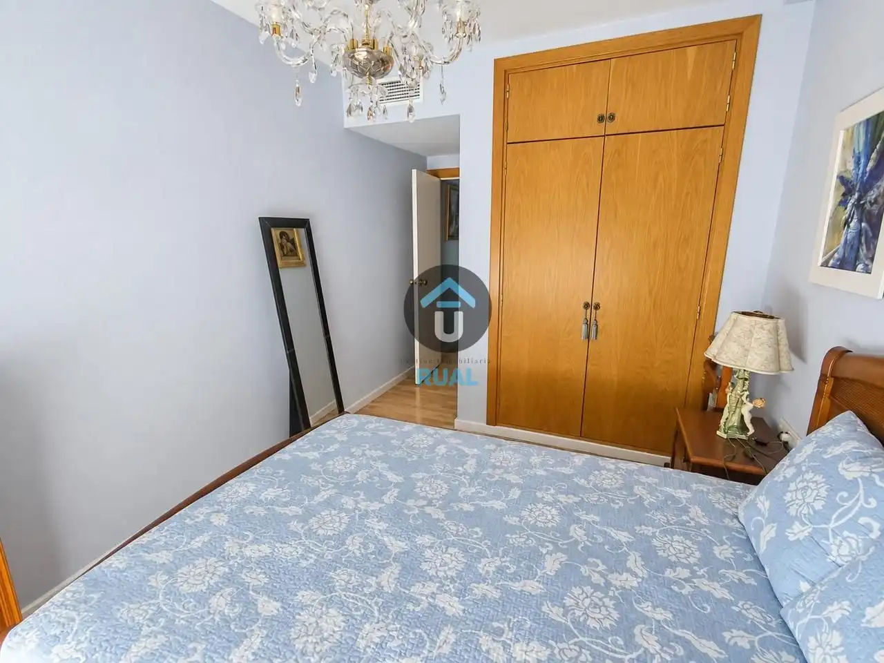 Schlafzimmer von Wohnung zur Miete in Madrid mit Klimaanlage, Heizung und Parkett