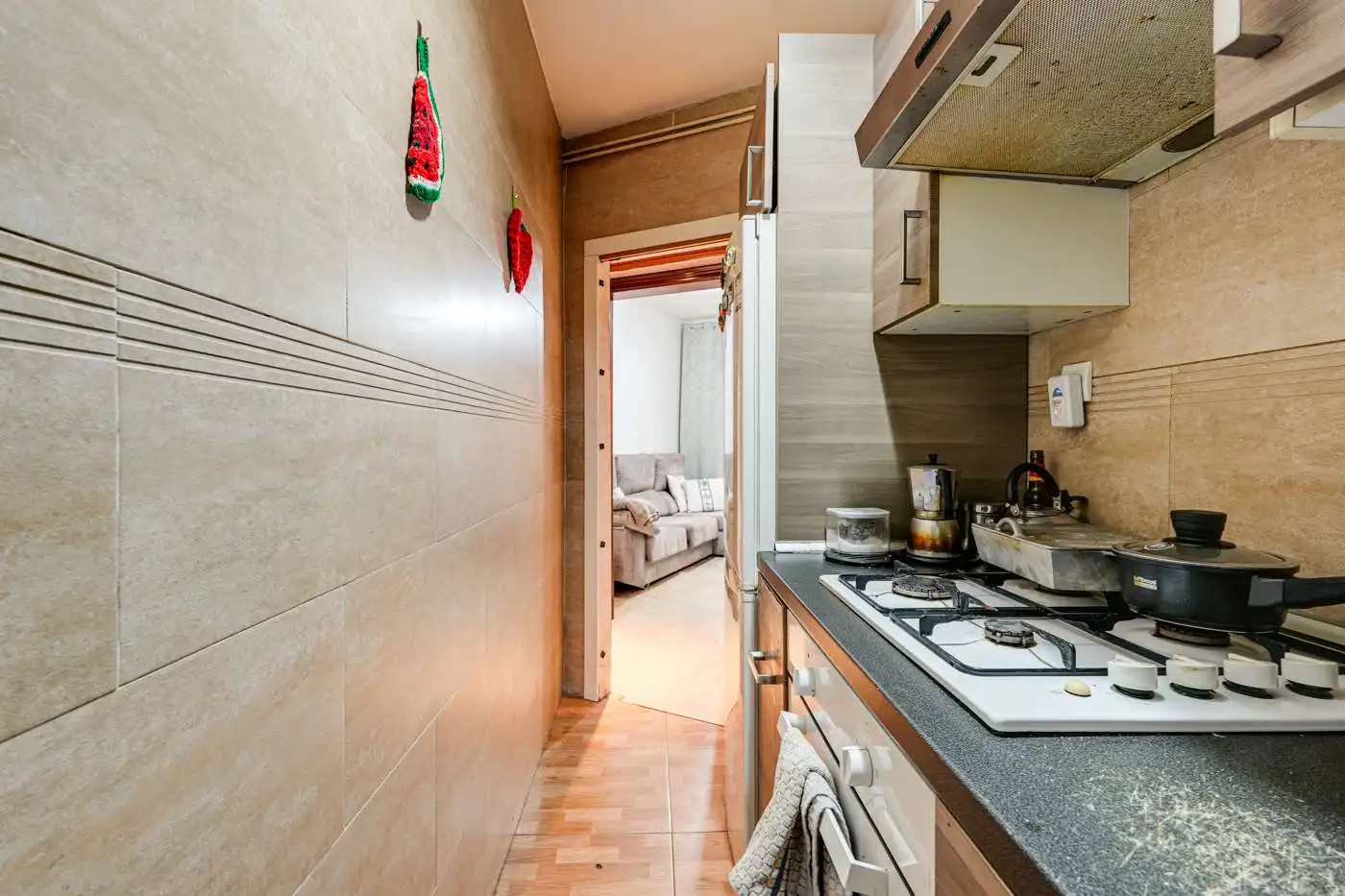 Küche von Wohnung zum Verkauf in Barcelona mit Heizung und Möbliert