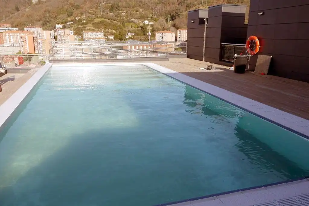 Swimming pool of Flat for rent in Bilbao   with Heating, Terrace and Swimming Pool