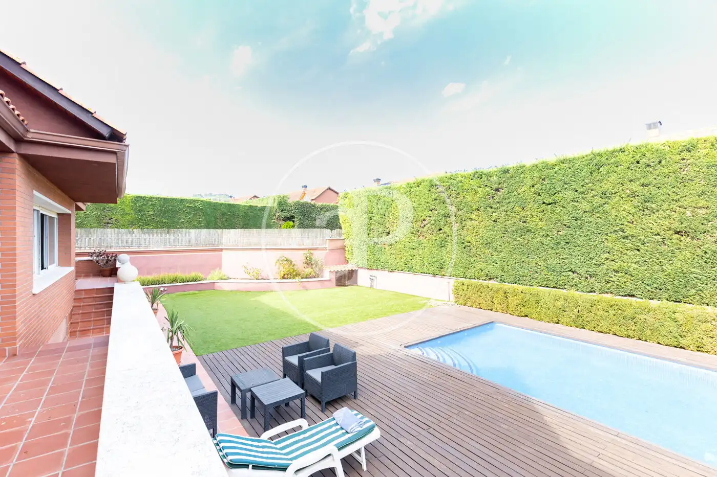 Terrace of Houses for sale in Sant Cugat del Vallès  with Air Conditioner, Heating and Private garden