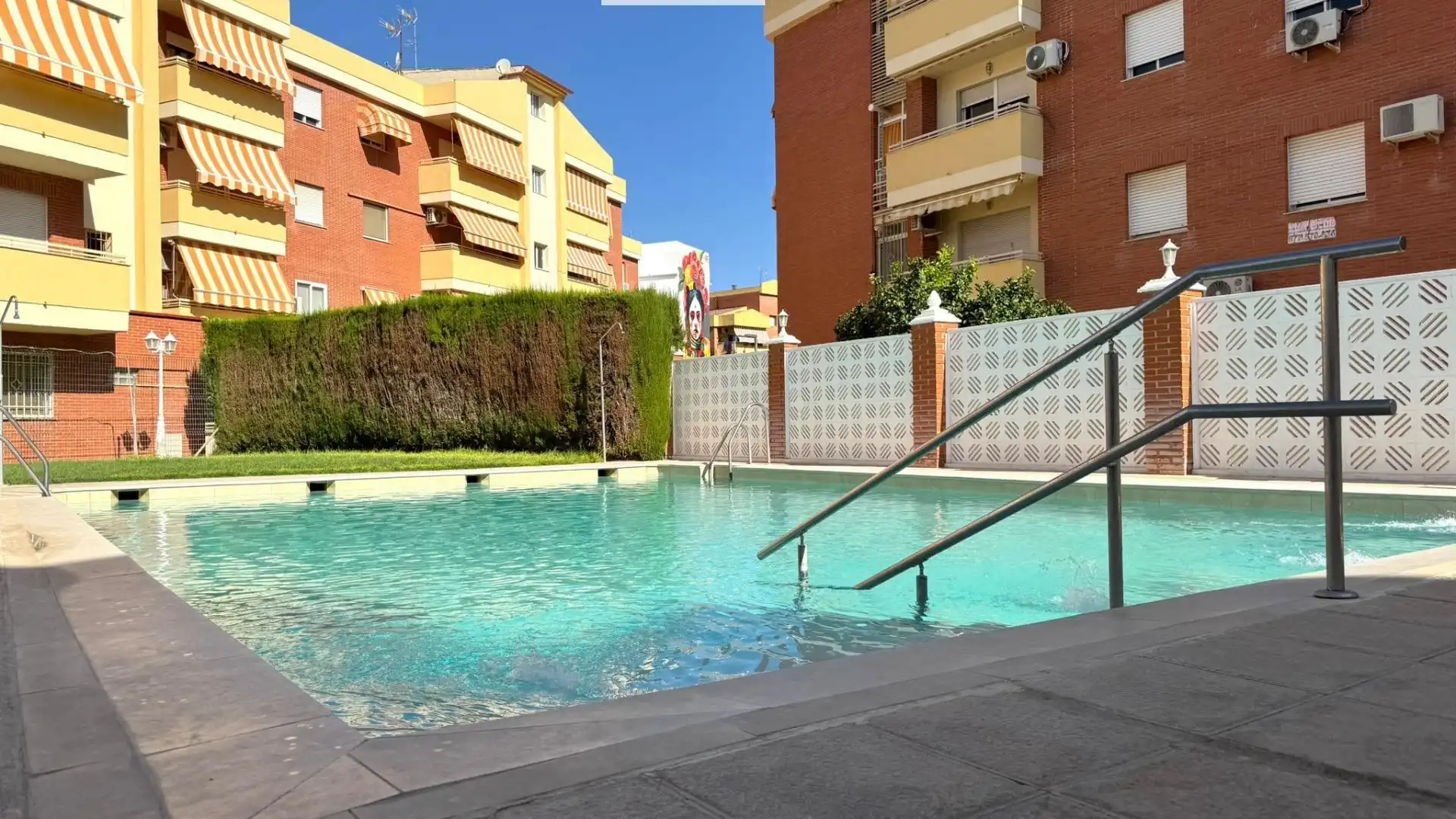 Swimming pool of Planta baja for sale in Linares  with Air Conditioner, Terrace and Furnished