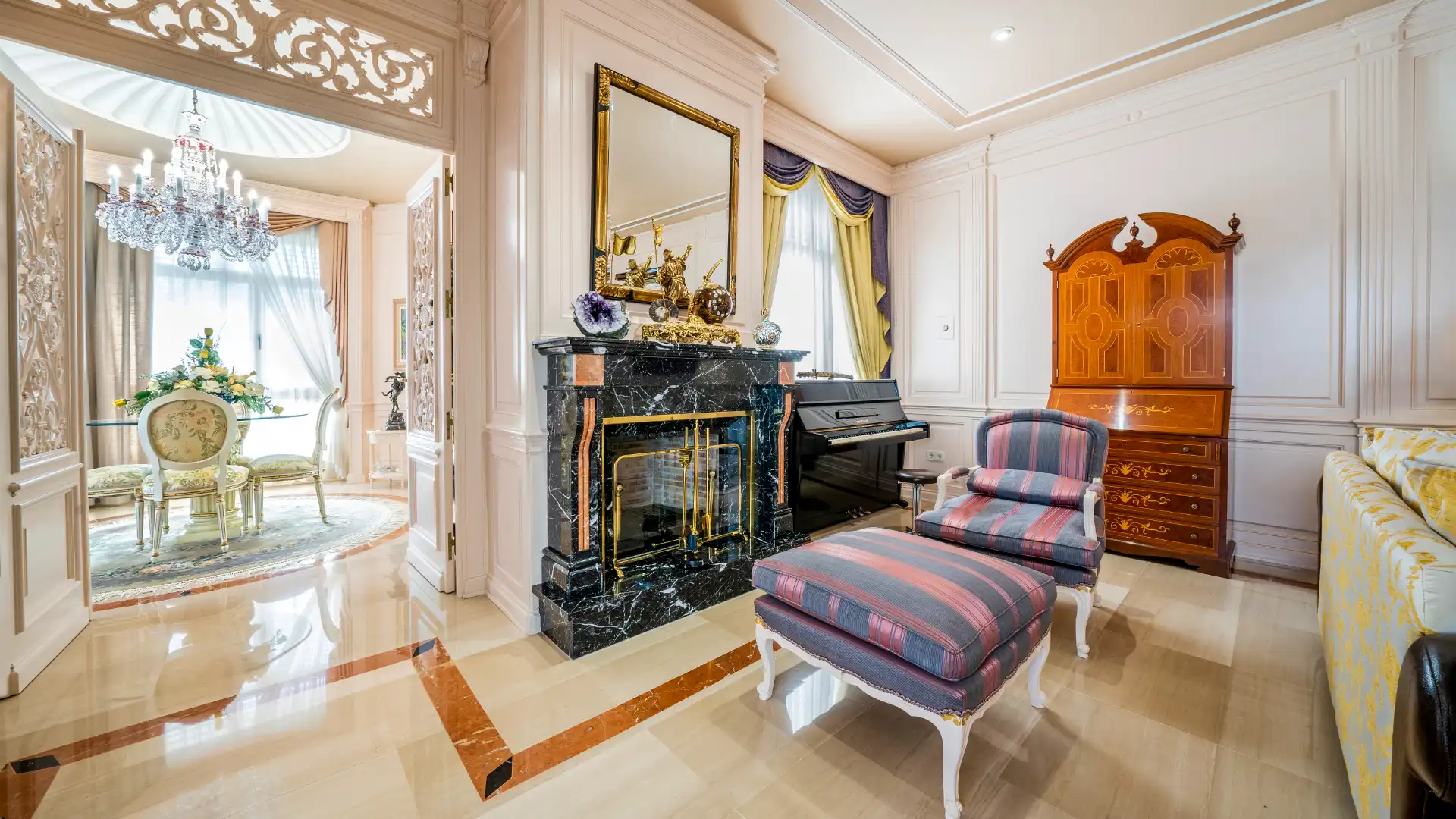 Sala de estar de Casa o chalet en venta en Matadepera con Aire acondicionado, Calefacción y Jardín privado