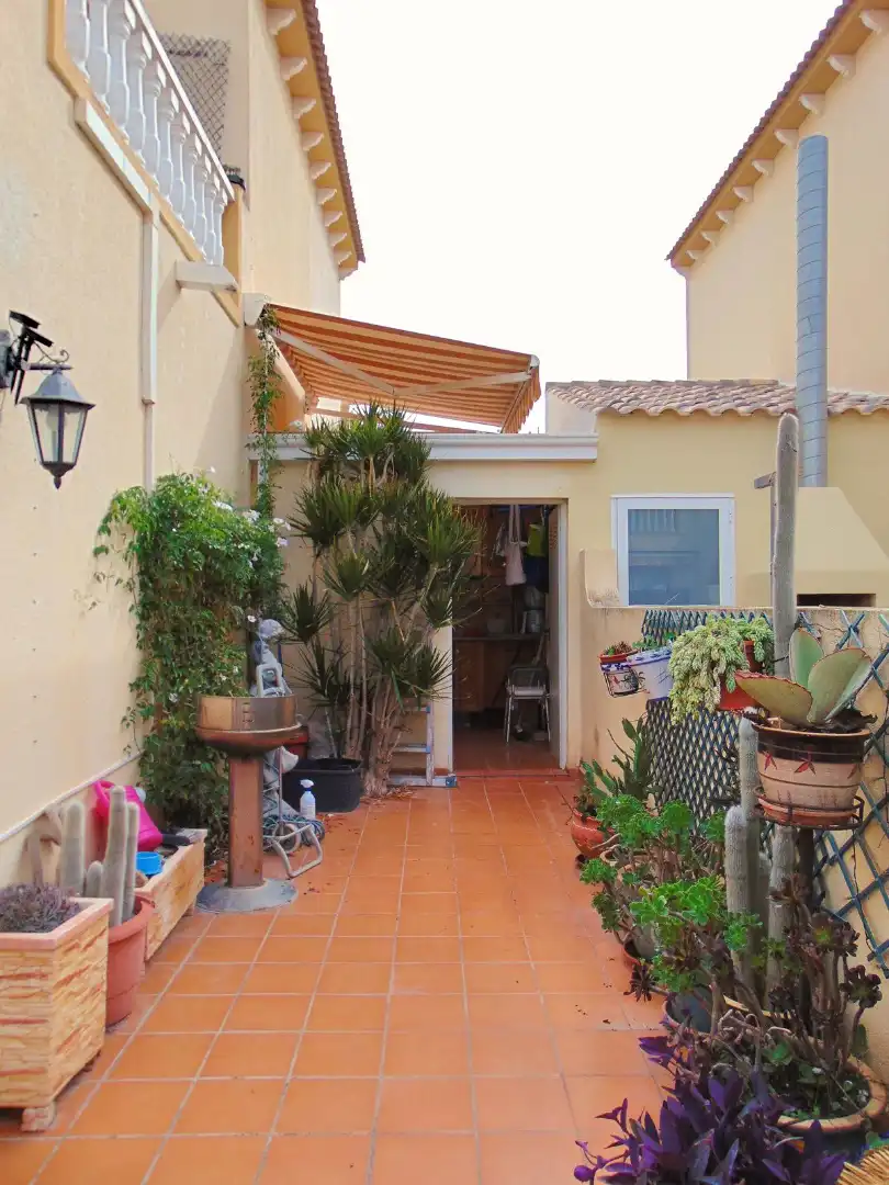 Jardín de Casa adosada en venta en El Mojón
