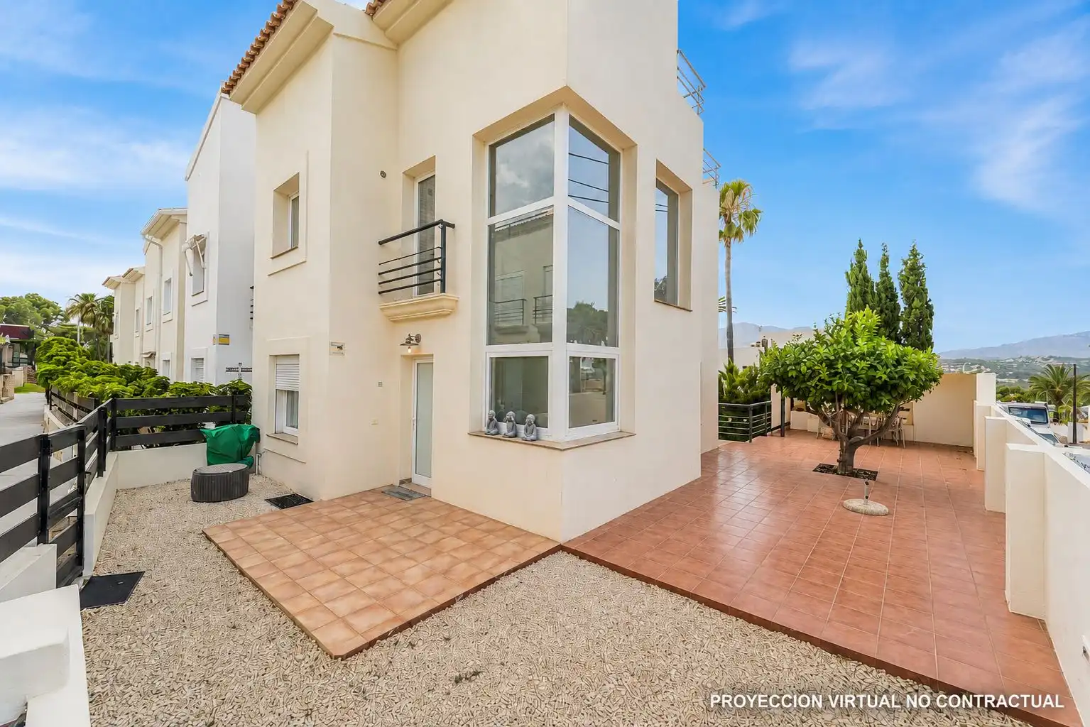 Exterior view of Detached homes for sale in L'Alfàs del Pi  with Air Conditioner, Heating and Private garden