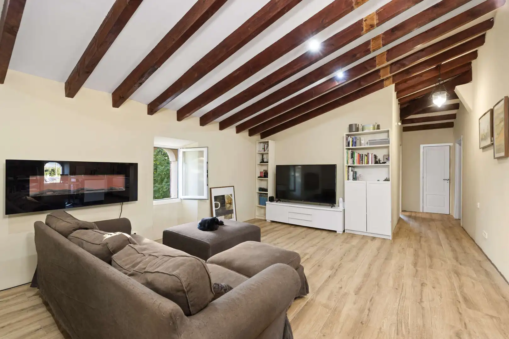 Sala de estar de Casa o chalet en venta en  Palma de Mallorca con Aire acondicionado, Terraza y Amueblado