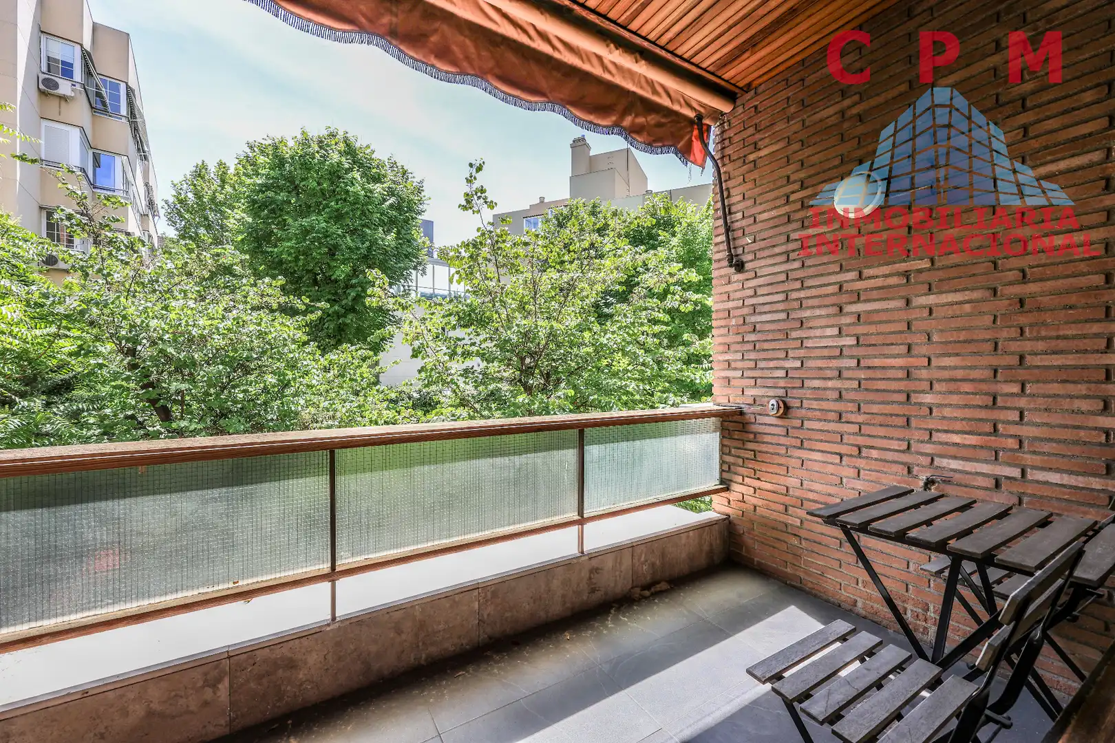 Terrasse von Wohnung zur Miete in Madrid mit Klimaanlage, Heizung und Parkett