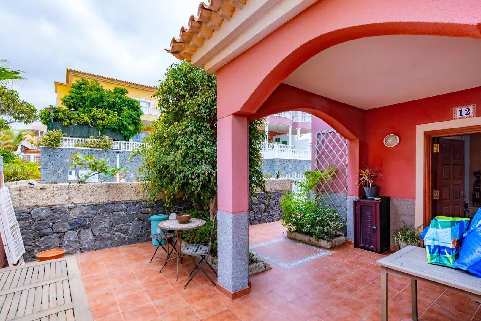 Terraza de Casa adosada de alquiler en Granadilla de Abona con Jardín privado, Terraza y Balcón