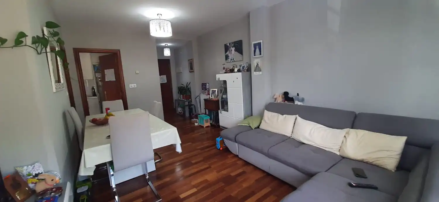 Sala de estar de Piso en venta en Solórzano con Calefacción, Parquet y Trastero