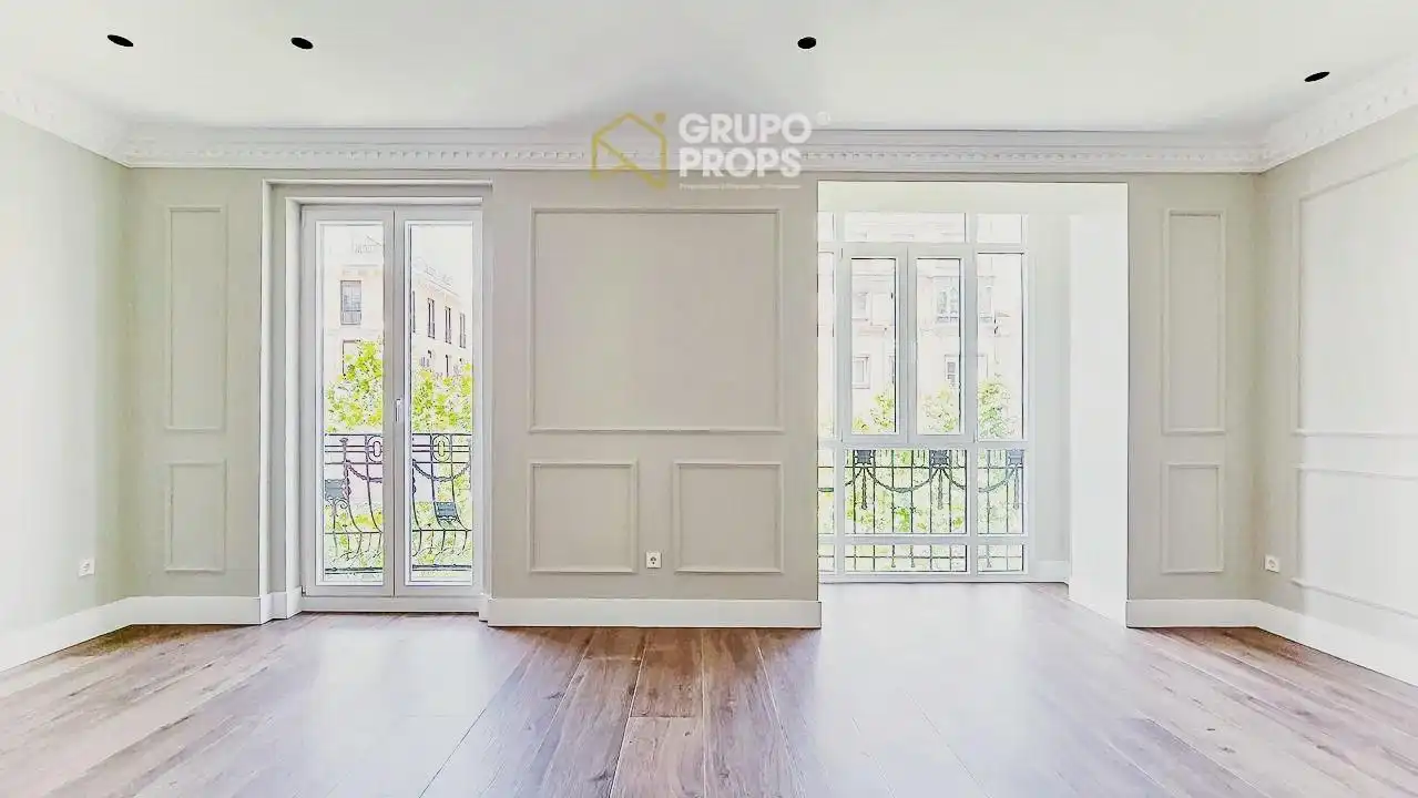 Sala de estar de Apartamento en venta en  Madrid Capital con Terraza