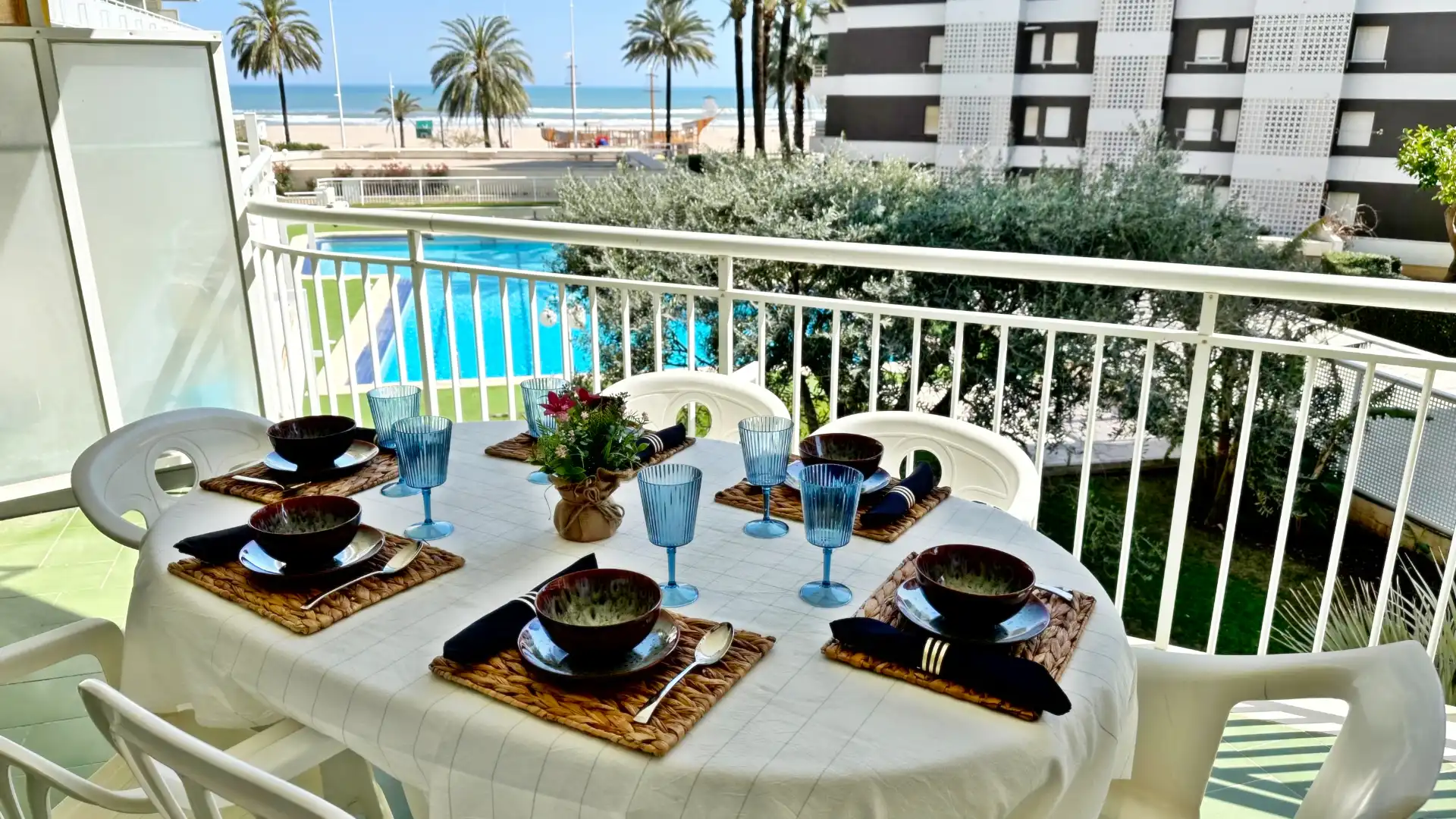 Apartament amb piscina de lloguer a Passeig Marítim de Neptú, imagen 11