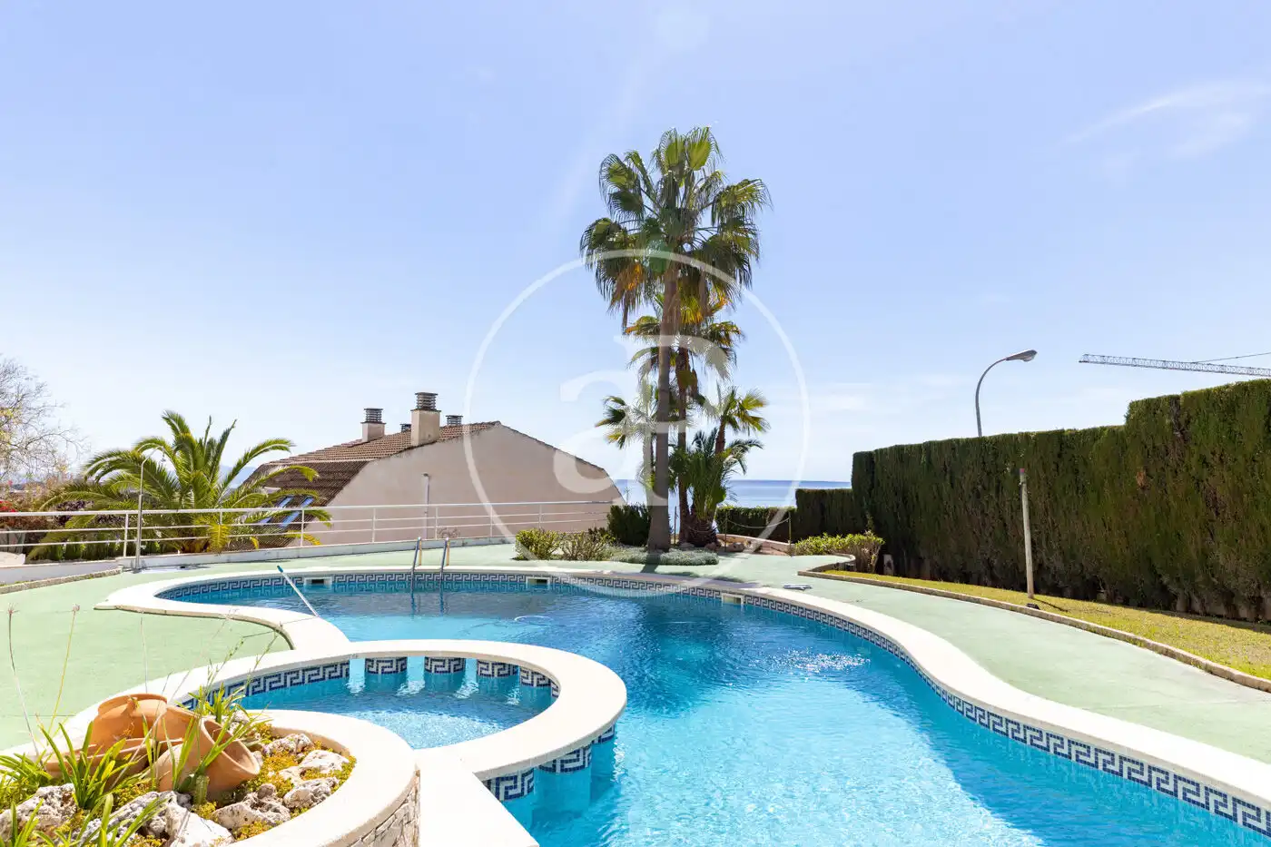 Swimming pool of Duplexes for sale in Calvià  with Air Conditioner, Heating and Private garden