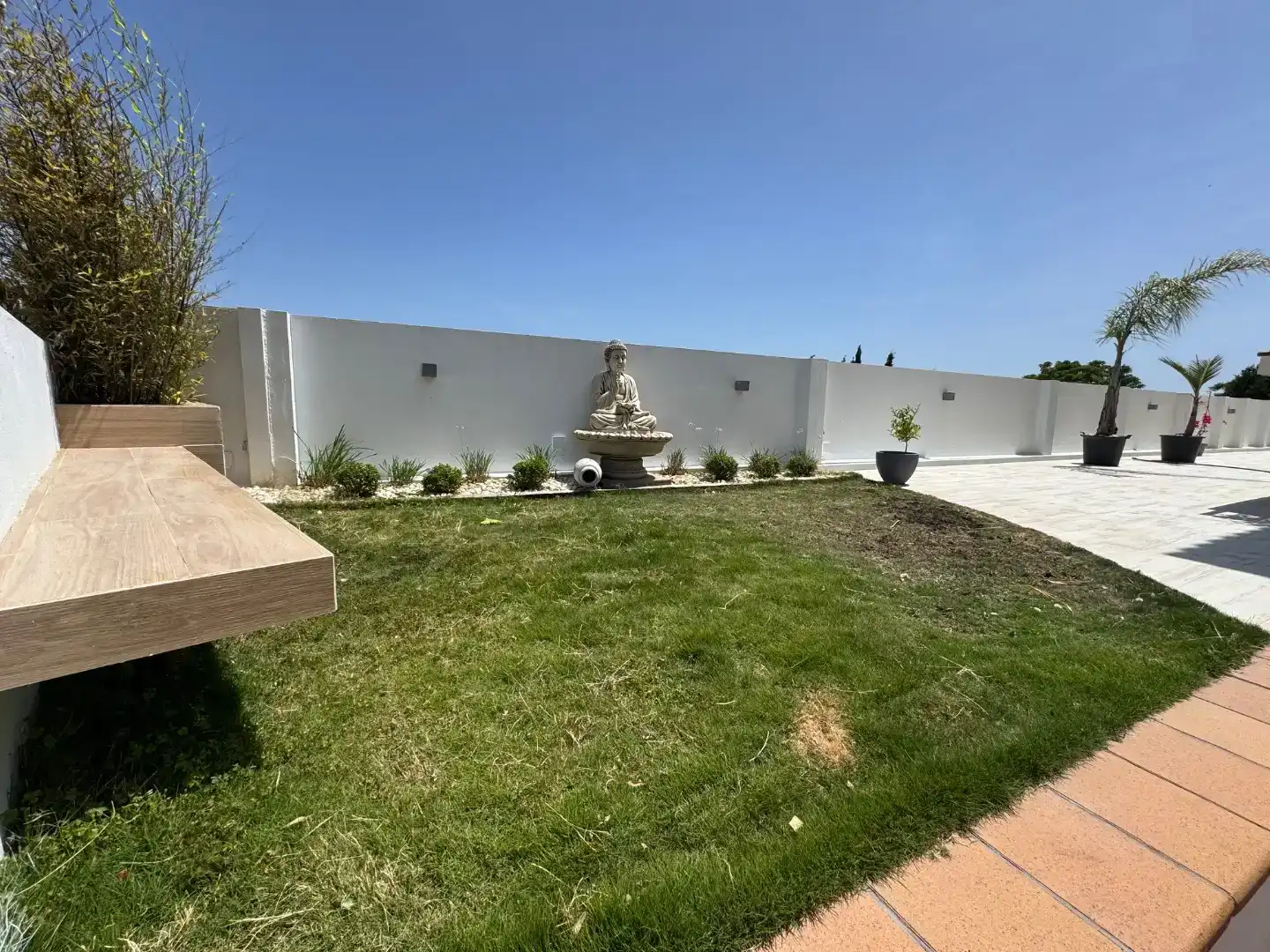 Vista exterior de Casa o chalet en venta en Aljaraque con Aire acondicionado y Piscina