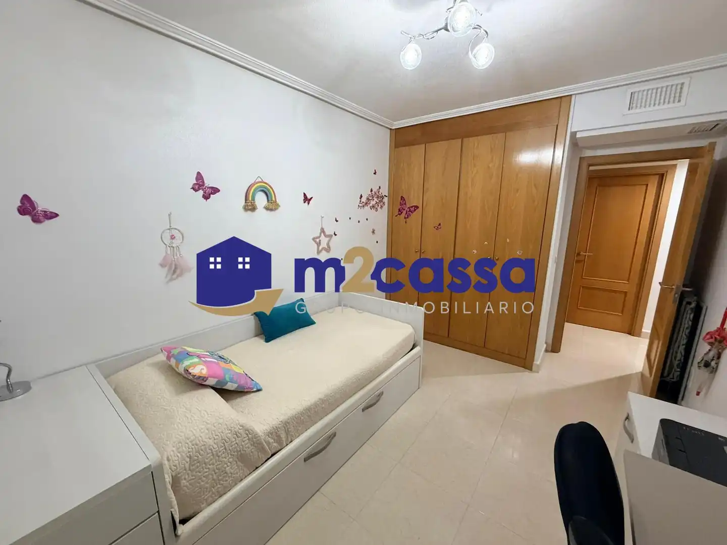 Bedroom of Flat for sale in Lorca  with Air Conditioner and Storage room