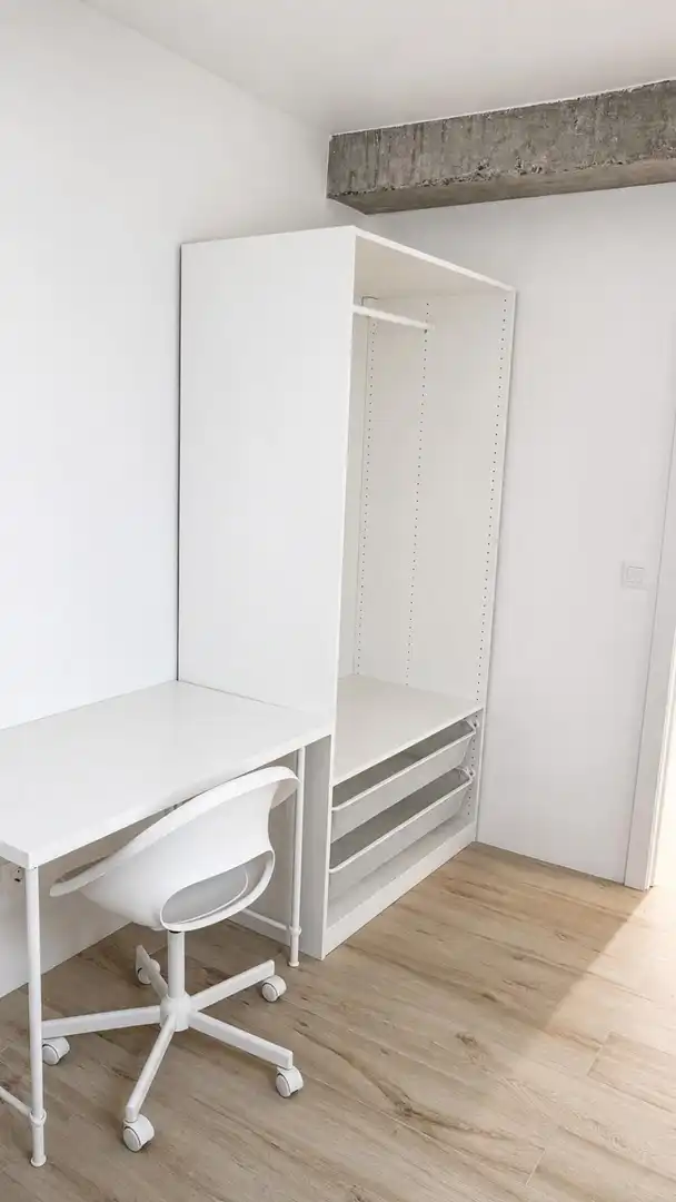 Schlafzimmer von Wohnung zur Miete in Valencia mit Klimaanlage, Heizung und Möbliert