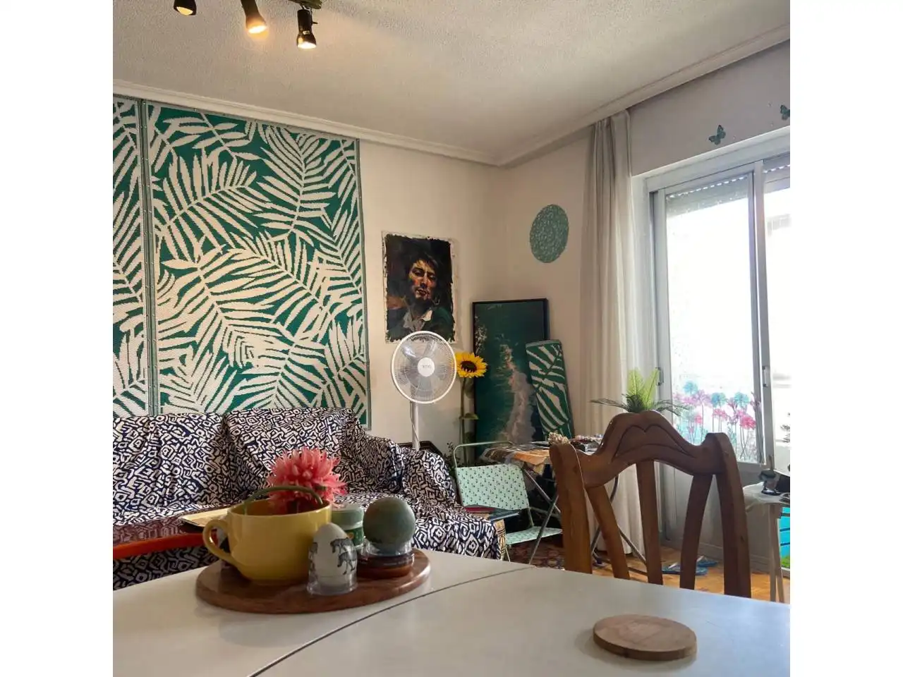 Sala de estar de Piso en venta en León Capital  con Calefacción, Terraza y Trastero