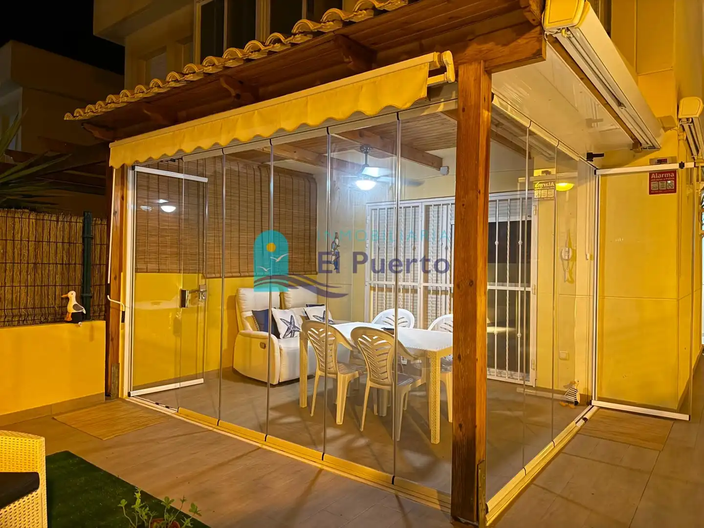 Außenansicht von Maisonette zum Verkauf in Mazarrón mit Klimaanlage, Heizung und Privatgarten