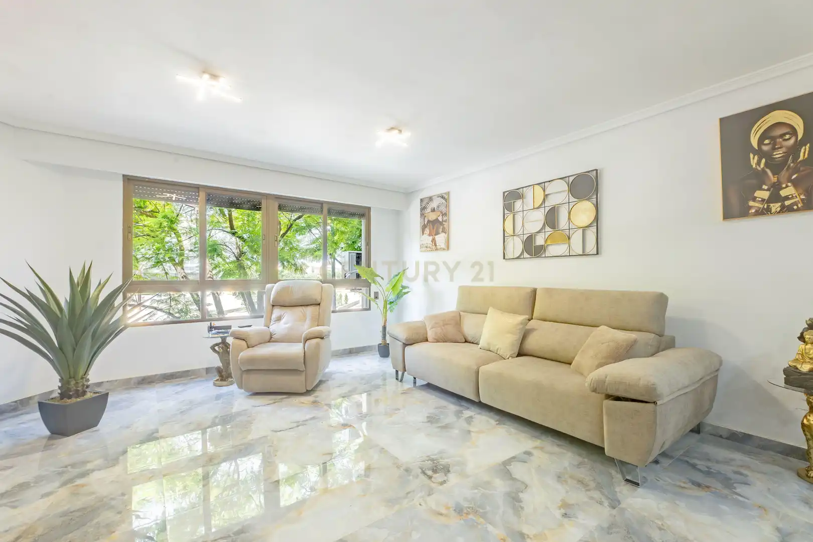 Living room of Flat for sale in Alzira  with Air Conditioner