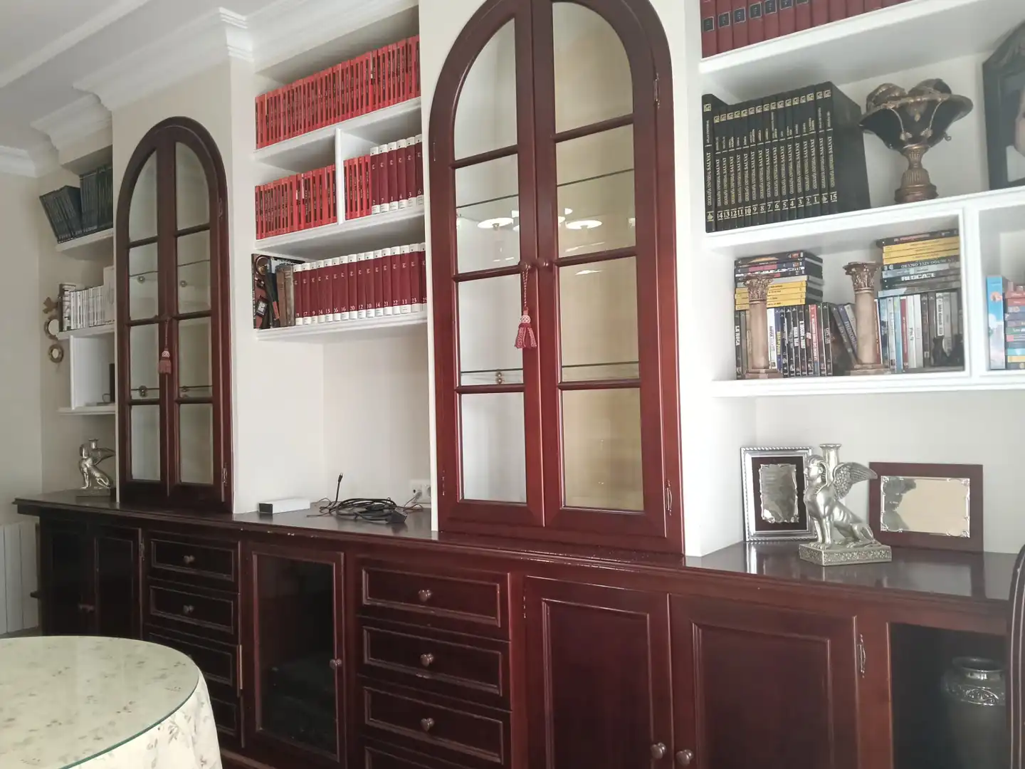 Living room of Flat for rent in Almendralejo  with Air Conditioner, Heating and Parquet flooring