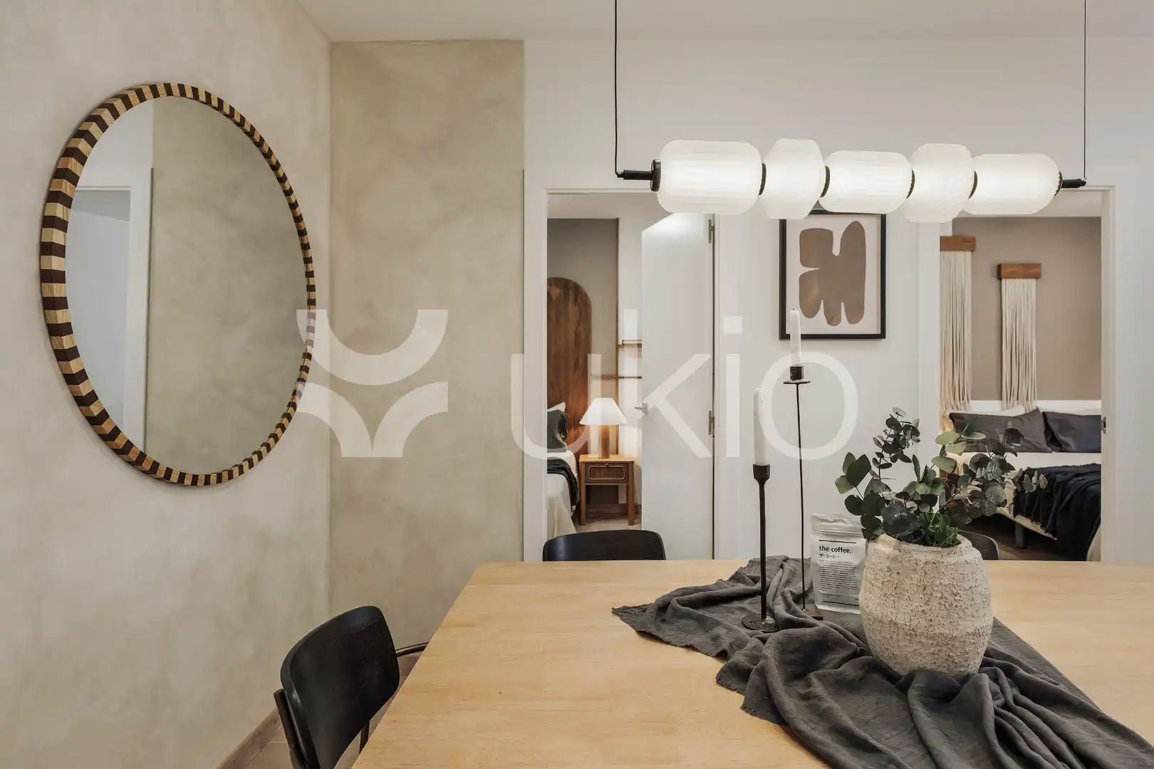 Dining room of Apartments for rent in Barcelona  with Air Conditioner, Heating and Furnished