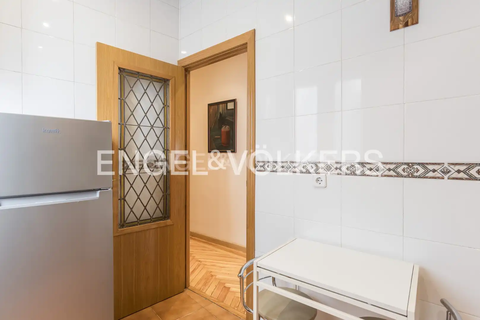 Kitchen of Flat for rent in Madrid  with Air Conditioner, Heating and Furnished