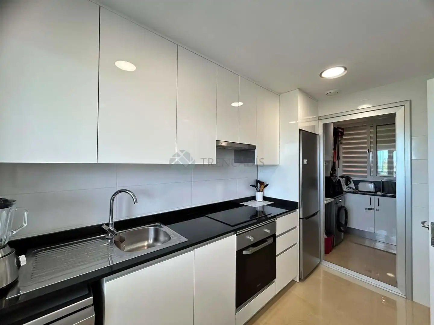 Kitchen of Flat for sale in Cabanes  with Air Conditioner, Terrace and Swimming Pool