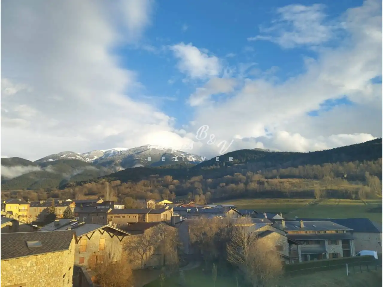 Exterior view of Attic for sale in Prats i Sansor  with Air Conditioner, Heating and Parquet flooring