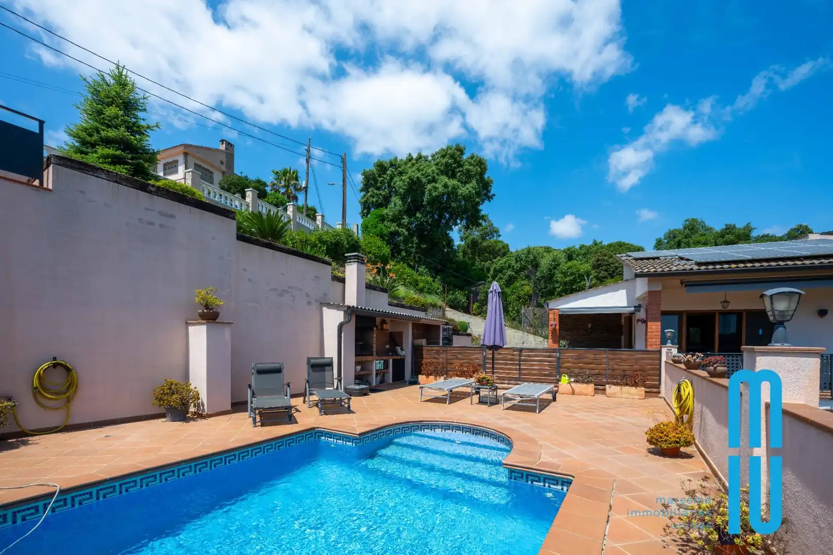 Piscina de Casa o xalet en venda en Tordera amb Calefacció, Jardí privat i Terrassa