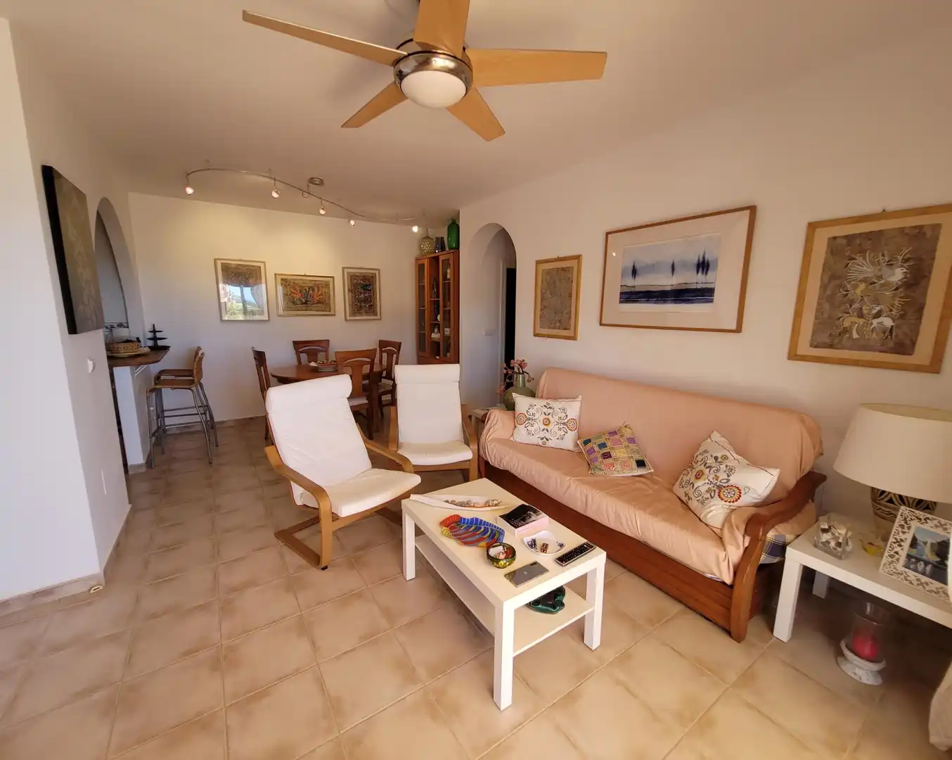 Living room of Apartments for sale in Mojácar  with Air Conditioner, Heating and Terrace