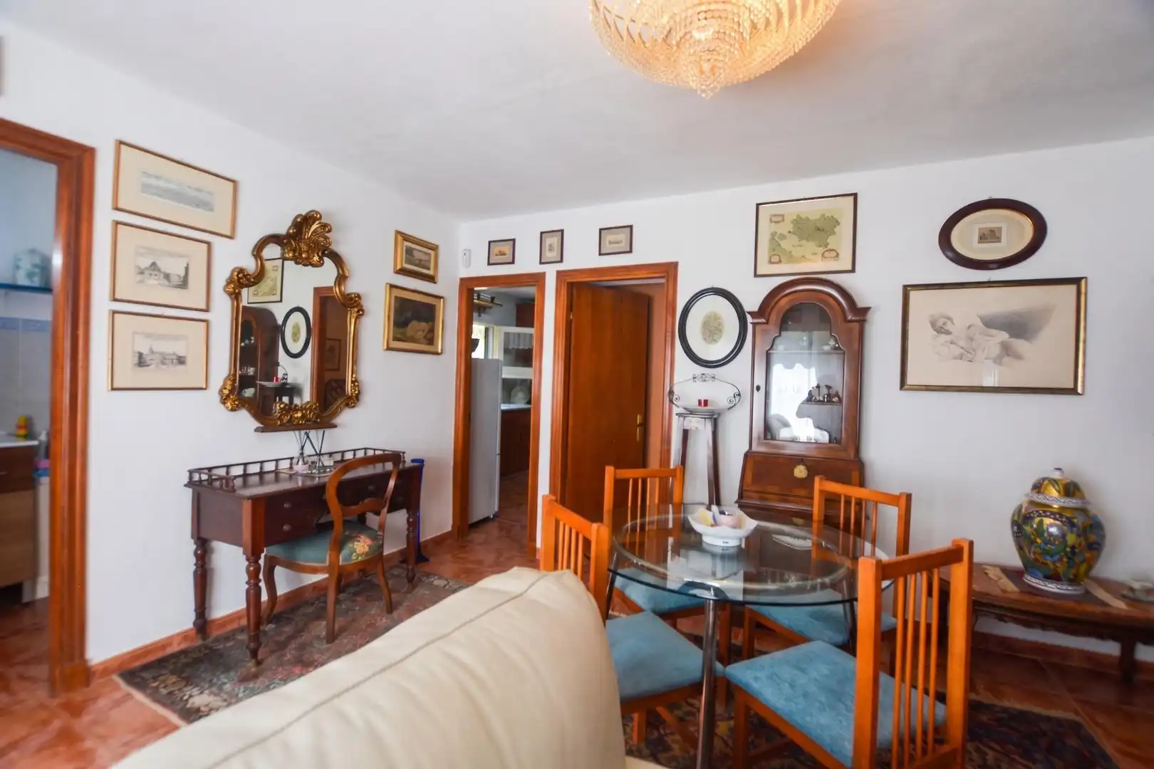 Menjador de Casa o xalet en venda en Es Mercadal amb Aire condicionat, Jardí privat i Parquet
