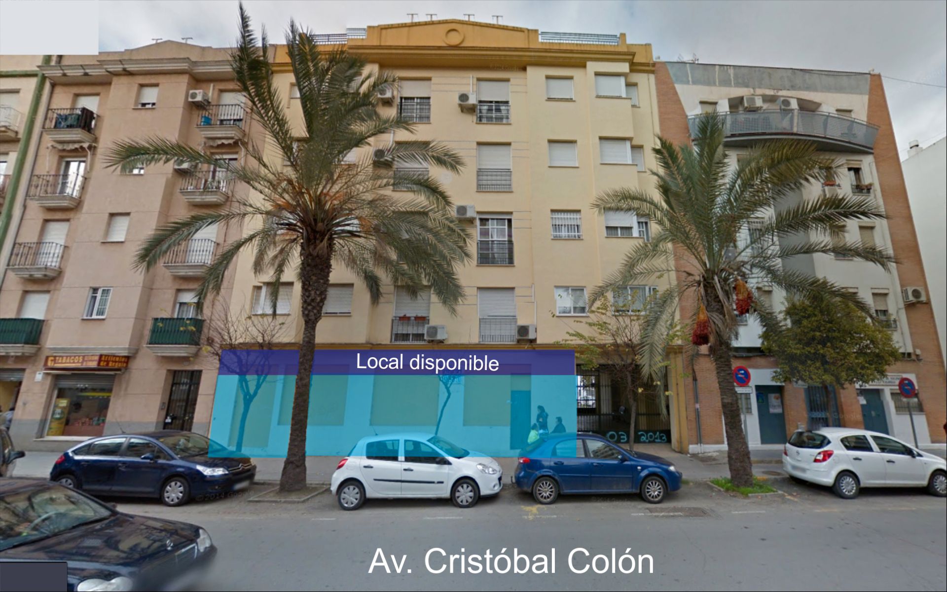 Vista exterior de Local de lloguer en  Huelva Capital