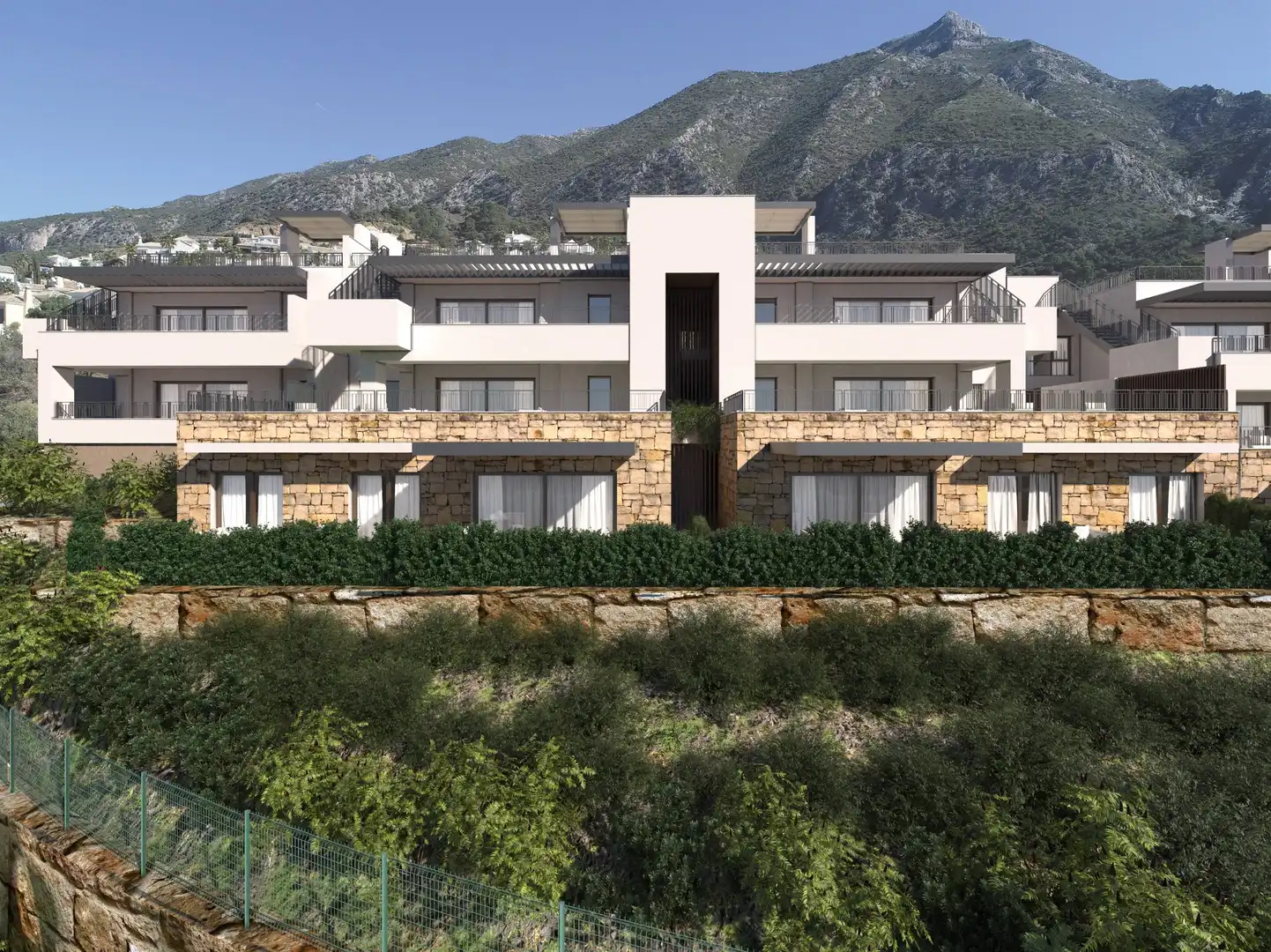 Vista exterior de Apartament en venda en Istán amb Aire condicionat, Calefacció i Jardí privat