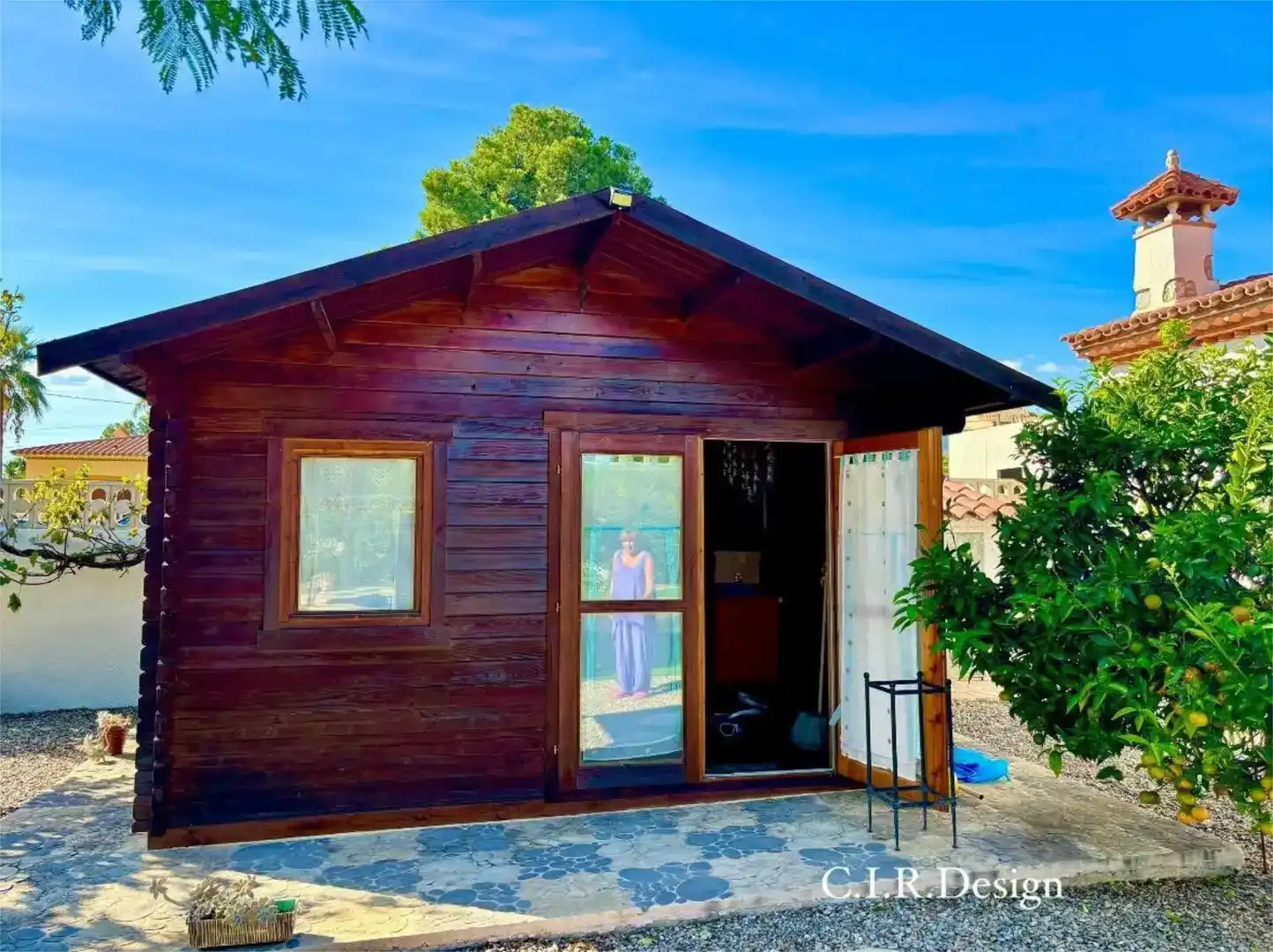 Vista exterior de Casa o chalet en venta en Mont-roig del Camp con Aire acondicionado, Piscina y Balcón