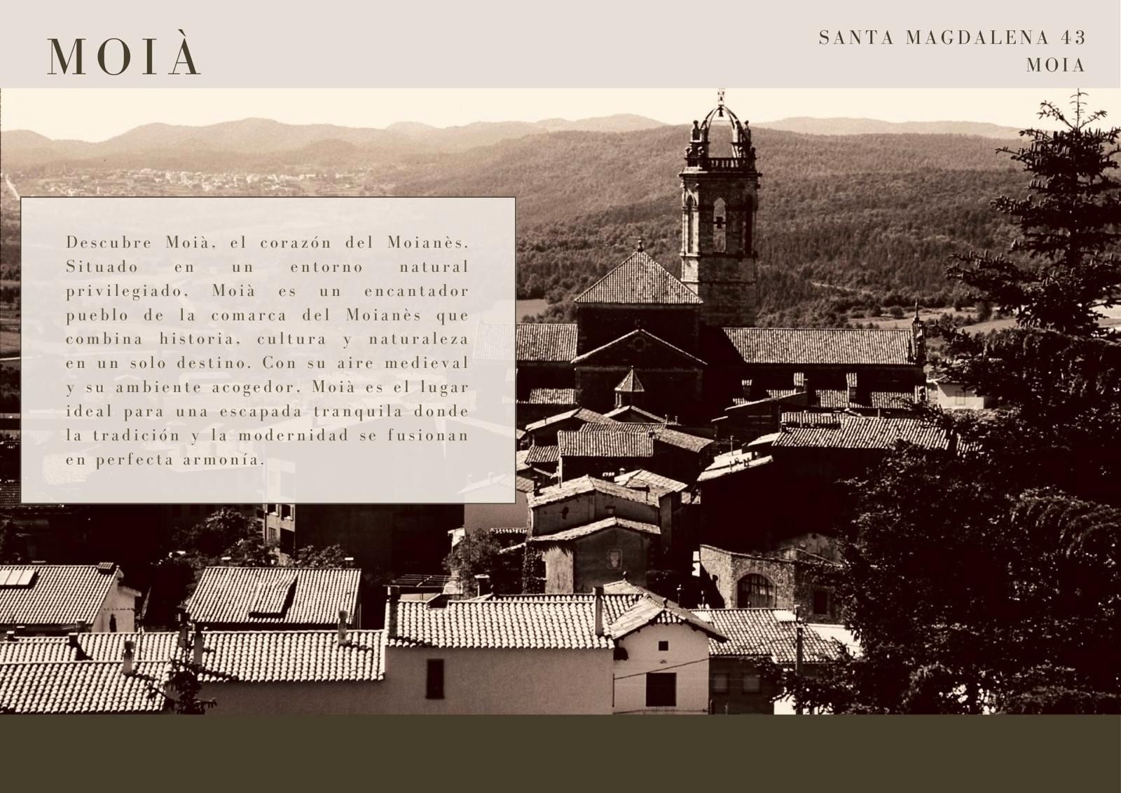 Vista exterior de Pis en venda en Moià amb Calefacció, Forn i Microones