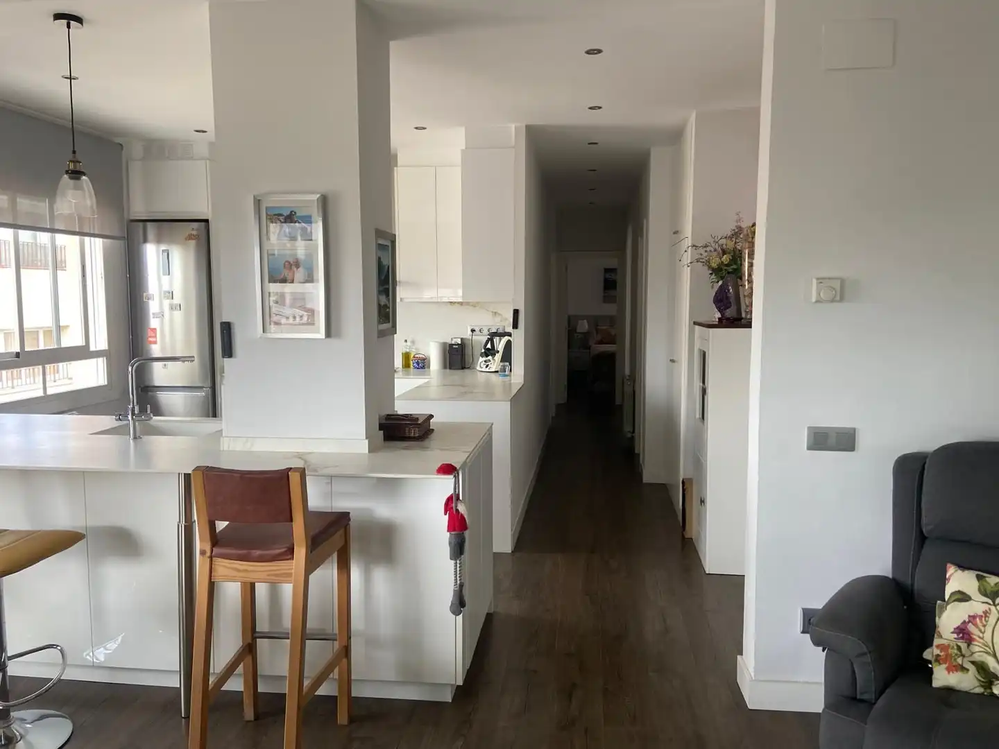 Kitchen of Flat for sale in Terrassa  with Heating and Terrace