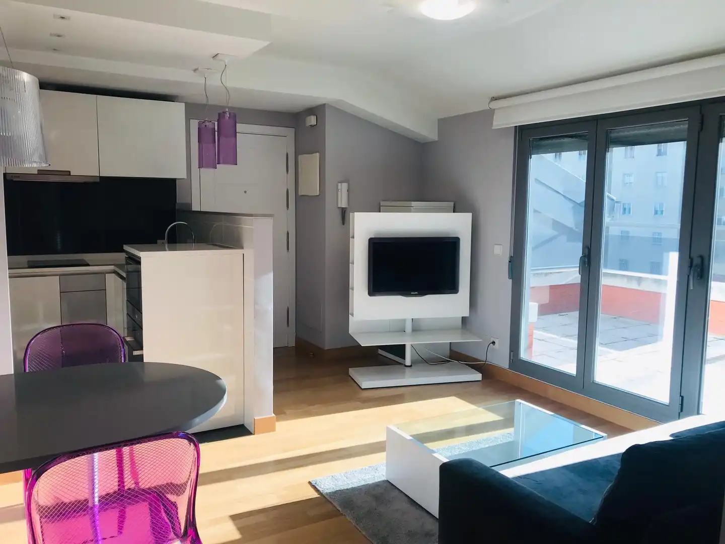 Wohnzimmer von Wohnungen zur Miete in Palencia mit Heizung, Terrasse und Abstellraum