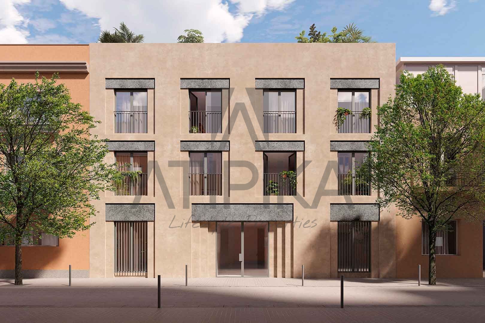 Exterior view of Flat for sale in L'Hospitalet de Llobregat  with Air Conditioner, Heating and Parquet flooring