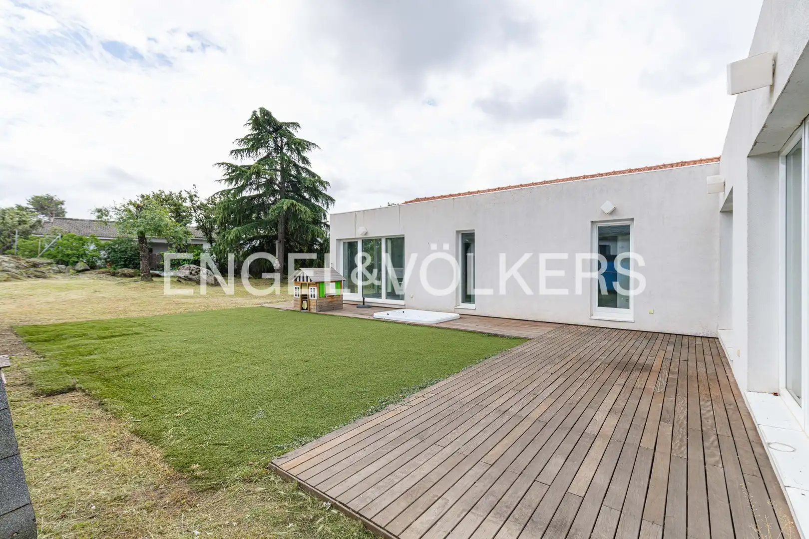 Terrassa de Casa o xalet de lloguer en Alpedrete amb Calefacció, Jardí privat i Parquet