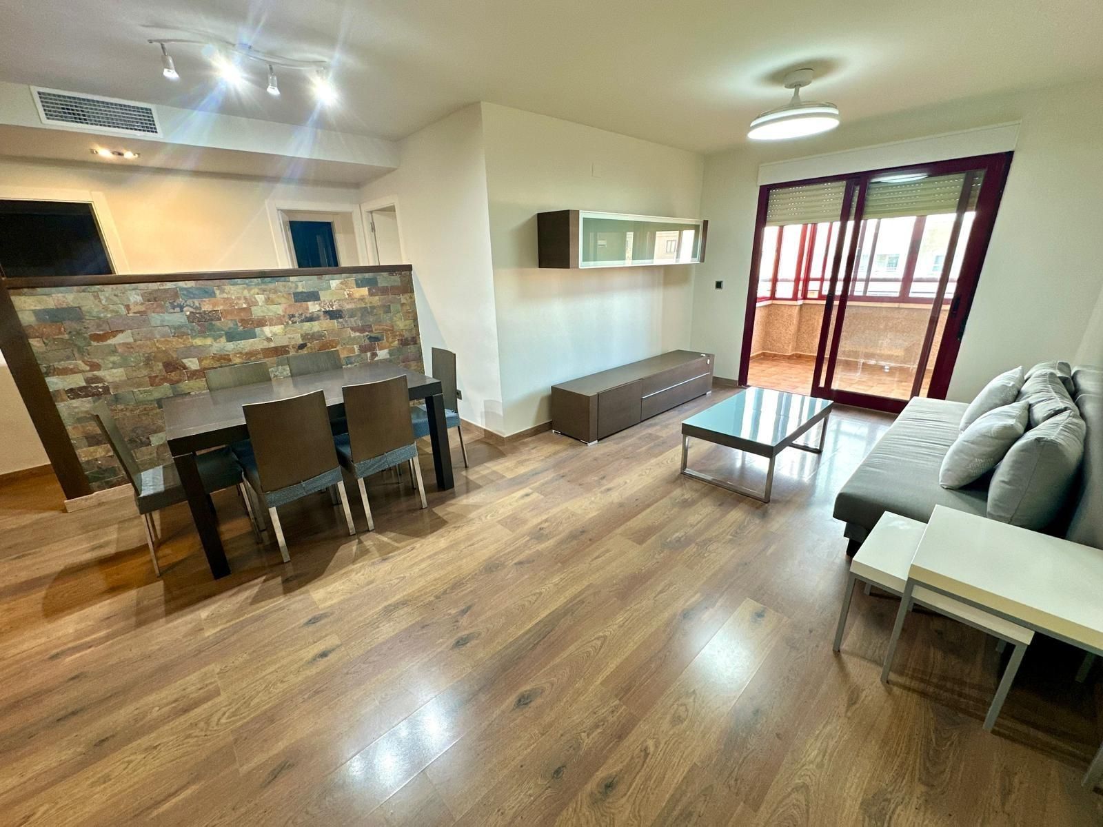 Living room of Flat to rent in San Vicente del Raspeig / Sant Vicent del Raspeig  with Air Conditioner and Terrace